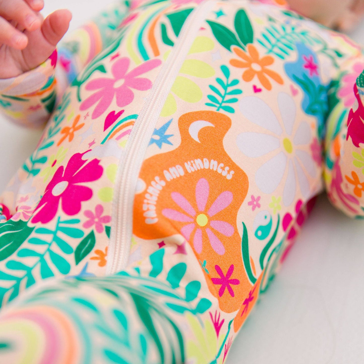 The Second-Skin Footie | Rainbow Daisy Babe