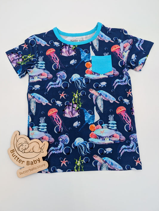 Ocean Commotion Pocket tee