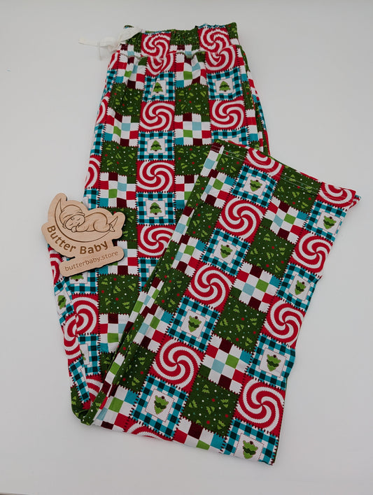 Patchwork Peppermint Men's Pants