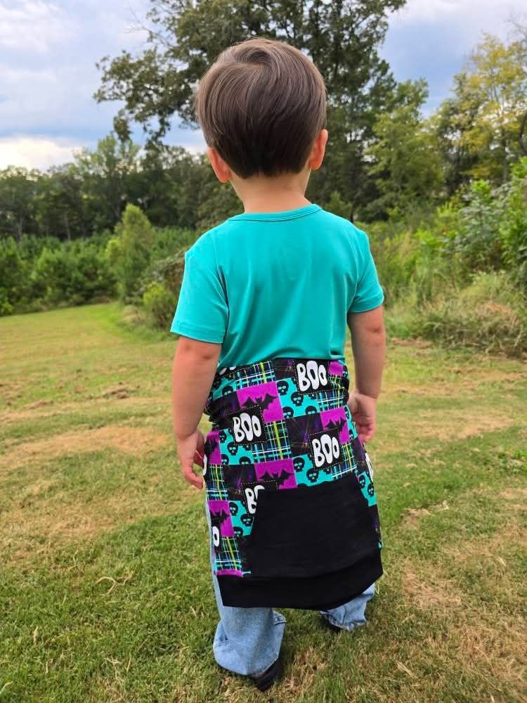 Boo Crew Plaid Hooded Sweatshirt