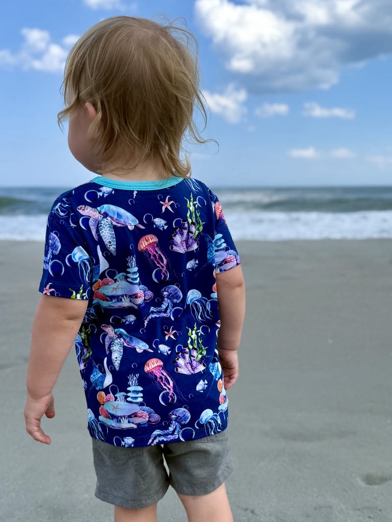 Ocean Commotion Pocket tee