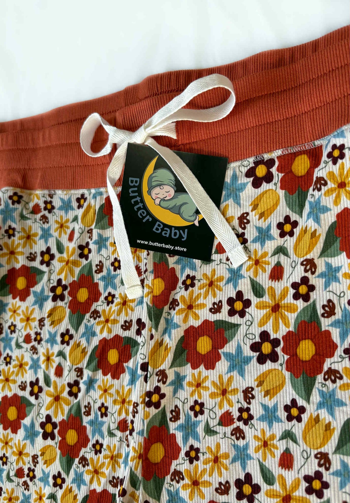 Harvest Blooms Ribbed Women's Joggers