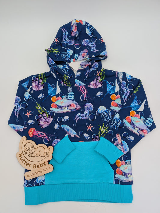Ocean Commotion Hooded Sweatshirt